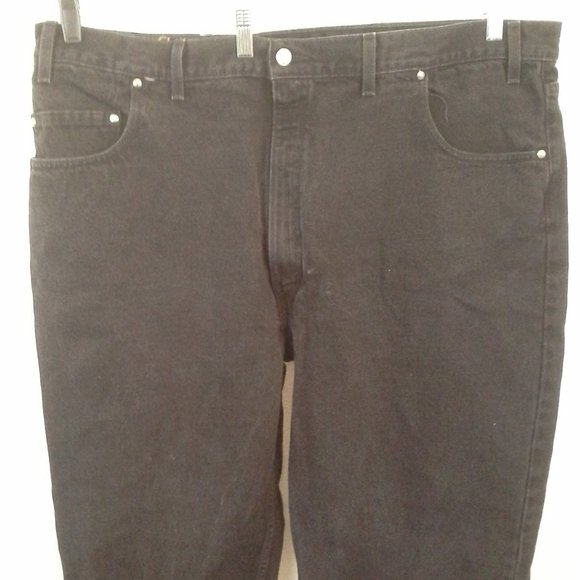 Levis mens jeans Size 46x30 Black Levis 545 Loose - Picture 11 of 11